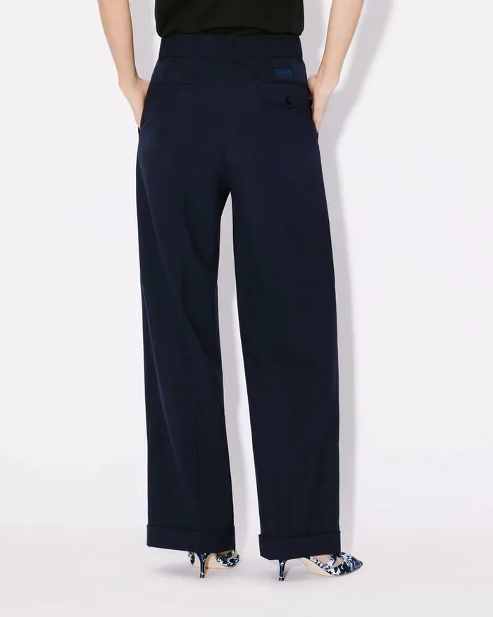 Kenzo Pants And Shorts Women Tailored Trousers Midnight Blue