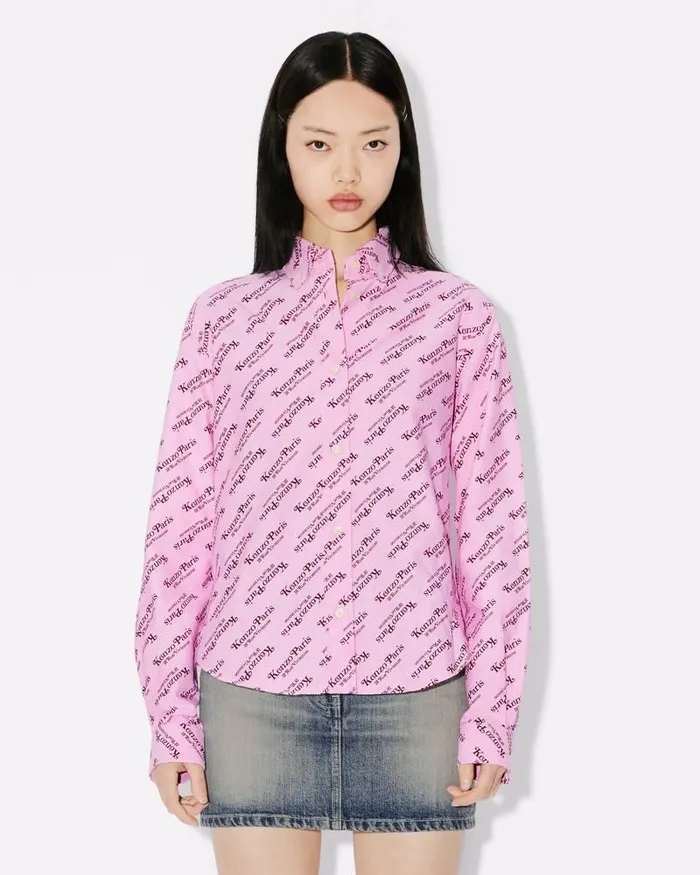 Kenzo Shirts And Tops Women By Verdy039 Fitted Shirt Rose