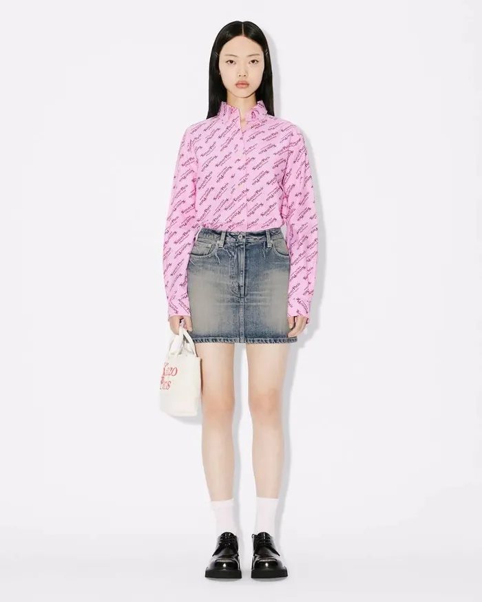 Kenzo Shirts And Tops Women By Verdy039 Fitted Shirt Rose