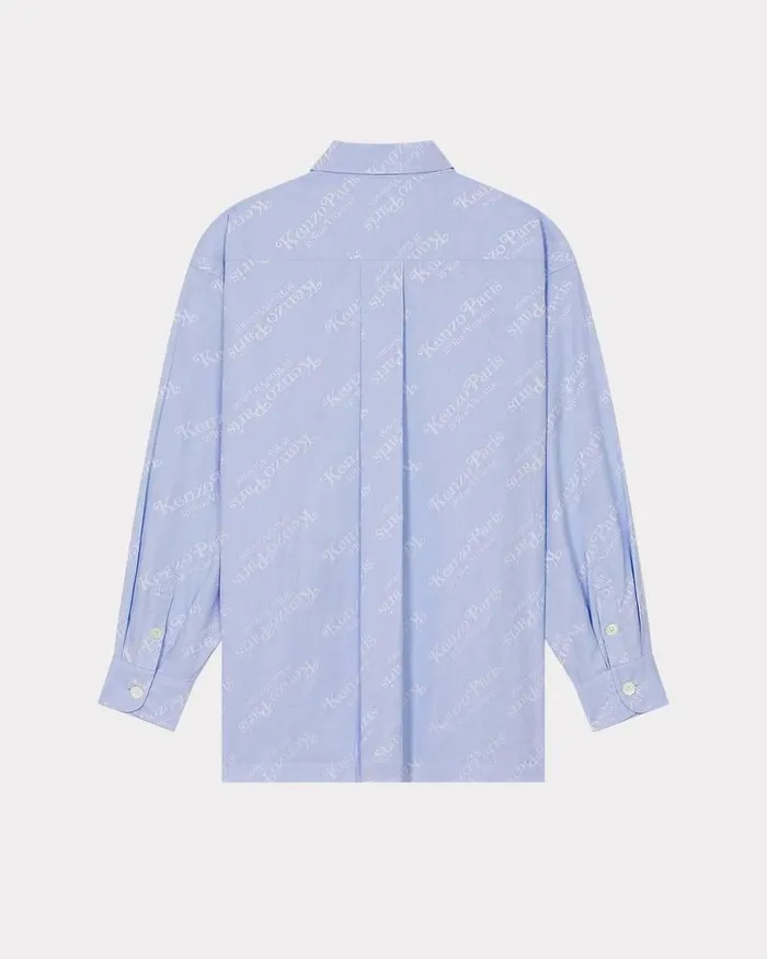 Kenzo Shirts Men By Verdy039 Oversize Shirt Sky Blue
