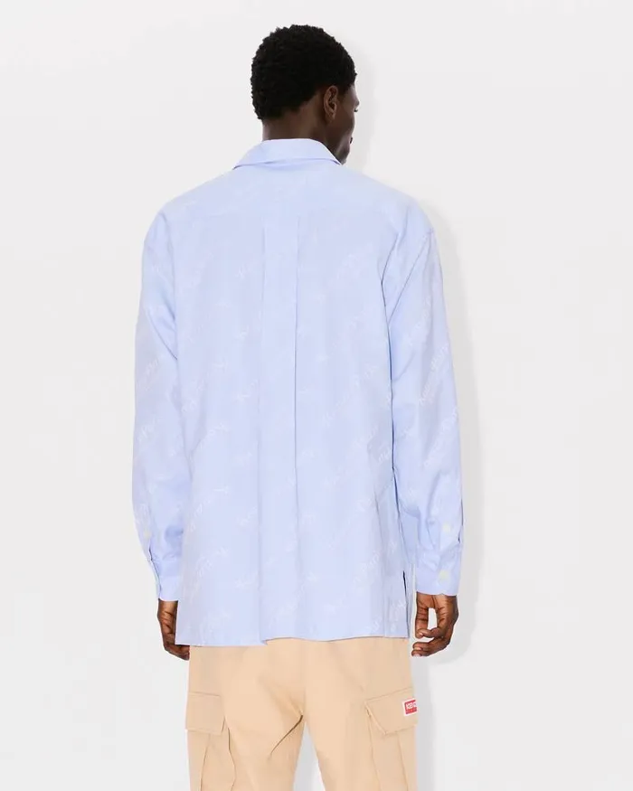 Kenzo Shirts Men By Verdy039 Oversize Shirt Sky Blue
