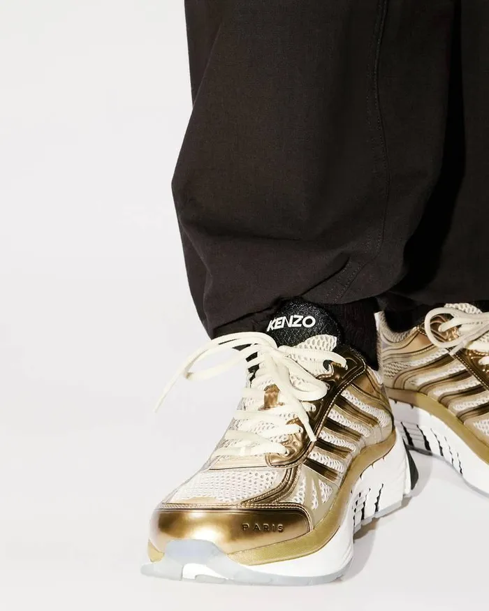 Kenzo Sneakers Men PACE Trainers For Men Gold