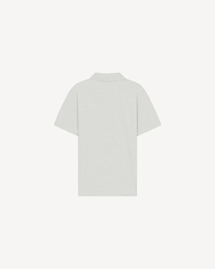 Kenzo TShirts And Polos Men 039Boke Flower039 Embroidered Polo Shirt Pale Grey