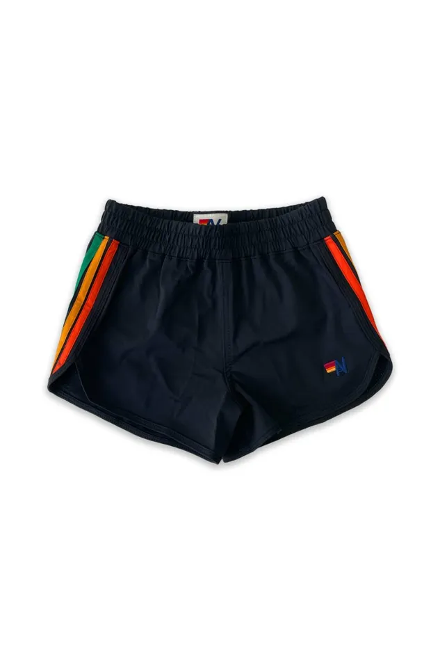 Kids 5 STRIPE KIDS FLEX JOGGER SHORT 8211 BLACK Aviator Nation