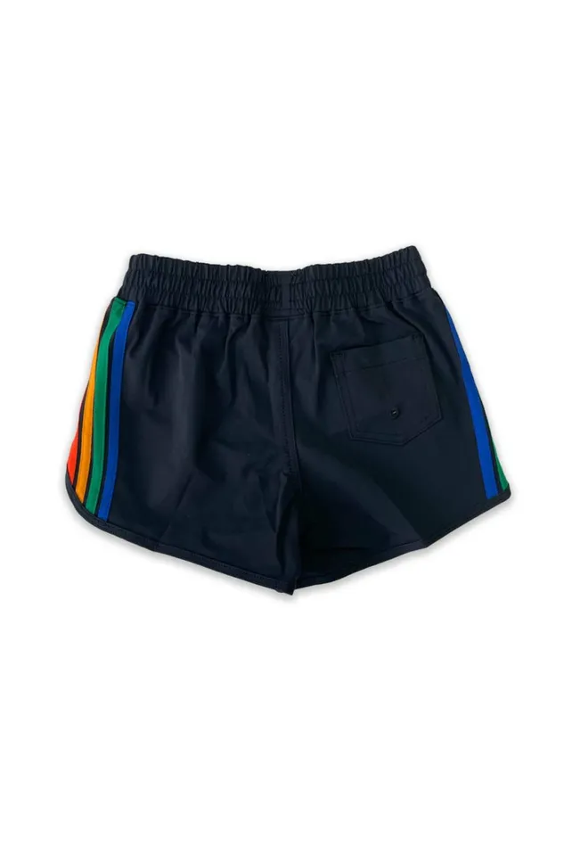 Kids 5 STRIPE KIDS FLEX JOGGER SHORT 8211 BLACK Aviator Nation Kids 5 STRIPE KIDS FLEX JOGGER SHORT 8211 BLACK Aviator Nation