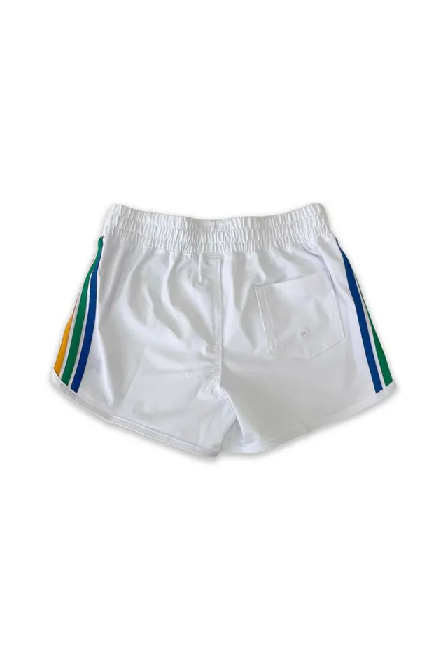 Kids 5 STRIPE KIDS FLEX JOGGER SHORT 8211 WHITE Aviator Nation Kids 5 STRIPE KIDS FLEX JOGGER SHORT 8211 WHITE Aviator Nation