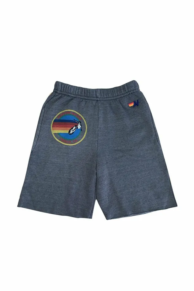 Kids AVIATOR NATION LAGUNA BEACH KIDS SWEATSHORTS 8211 VINTAGE CHARCOAL Aviator Nation
