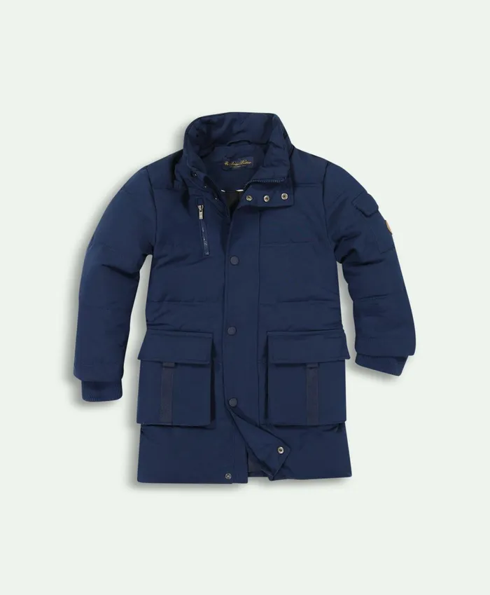 Kids Boys Parka Jacket Navy Brooks Brothers Coats and Jackets
