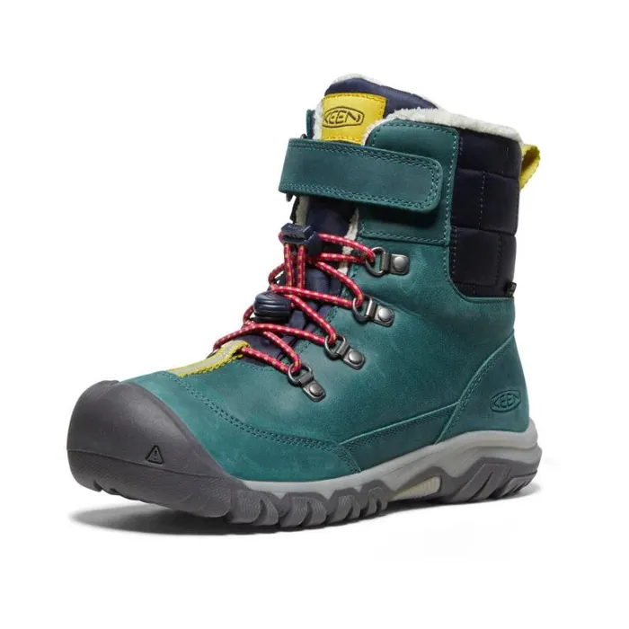 Kids KEEN Boots Big Kids039 Kanibou Waterproof Blue Leather Tall Boot Kids KEEN Boots Big Kids039 Kanibou Waterproof Blue Leather Tall Boot