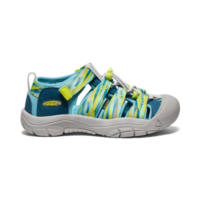 Kids KEEN Hike Big Kids039 Newport H2 Legion BlueEvening Primrose Sandal