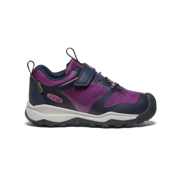 Kids KEEN Hike Little Kids039 Wanduro Low Waterproof Leather Shoe