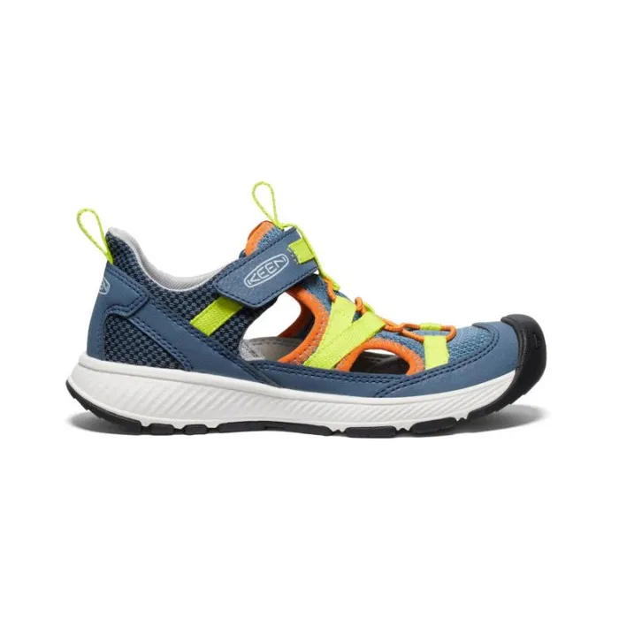 Kids KEEN Online Big Kids039 Motozoa Vintage IndigoScarlet Ibis Sandal