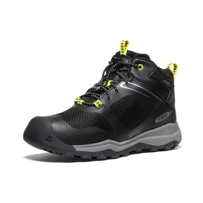 Kids KEEN Online Big Kids039 Wanduro Mid Height Waterproof Black Leather Boot Kids KEEN Online Big Kids039 Wanduro Mid Height Waterproof Black Leather Boot