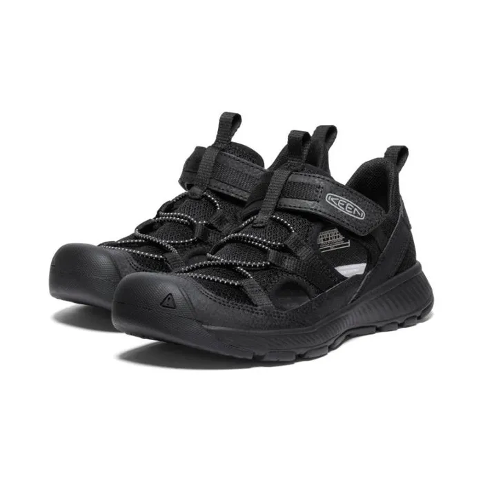 Kids KEEN Playground Big Kids039 Motozoa BlackAlloy Sandal Kids KEEN Playground Big Kids039 Motozoa BlackAlloy Sandal