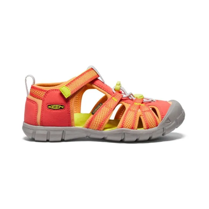 Kids KEEN Playground Big Kids039 Seacamp II CNX CayenneEvening Primrose Sandal