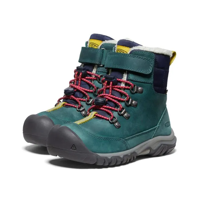 Kids KEEN Playground Little Kids039 Kanibou Waterproof Blue Leather Tall Boot Kids KEEN Playground Little Kids039 Kanibou Waterproof Blue Leather Tall Boot