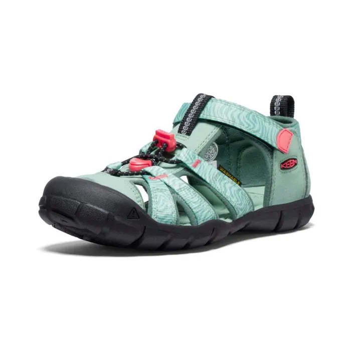 Kids KEEN Sandals Big Kids039 Seacamp II CNX Granite GreenCayenne Sandal Kids KEEN Sandals Big Kids039 Seacamp II CNX Granite GreenCayenne Sandal