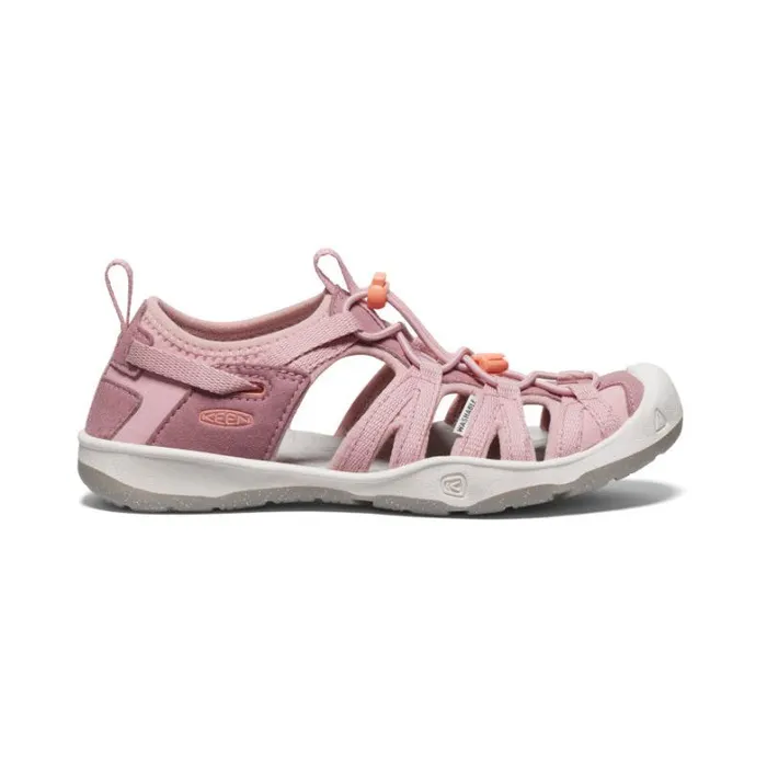 Kids KEEN Water Big Kids039 Moxie Nostalgia RosePapaya Punch Sandal