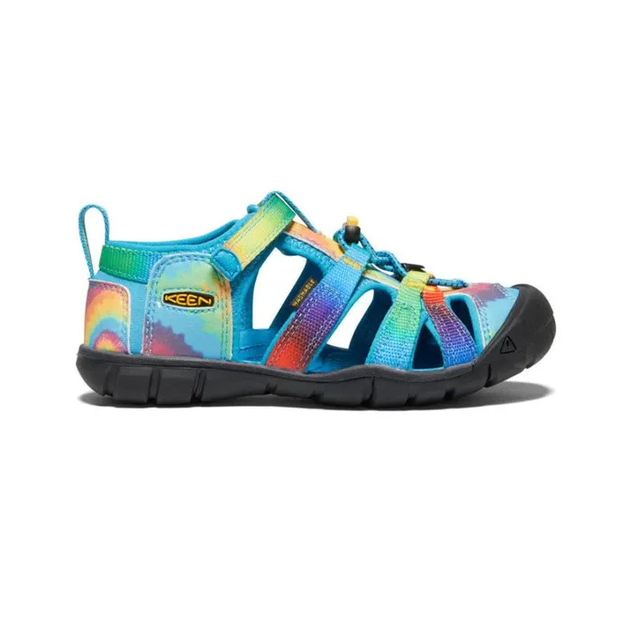 Kids KEEN Water Little Kids039 Blue Tie Dye Water Sandals 8211 Seacamp II CNX