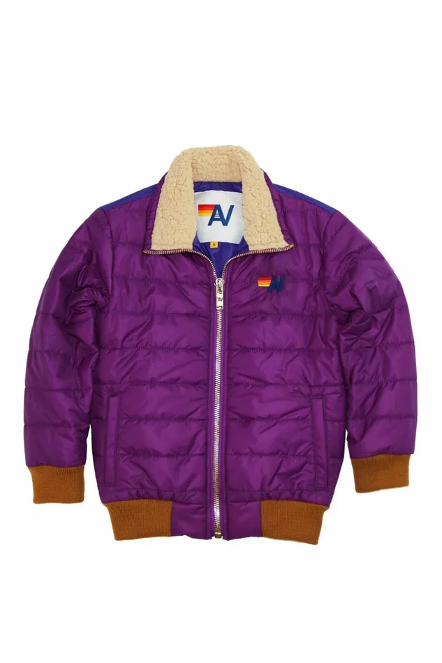 Kids KID039S ALL SEASONS JACKET 8211 GLOXINIA Aviator Nation Kids KID039S ALL SEASONS JACKET 8211 GLOXINIA Aviator Nation