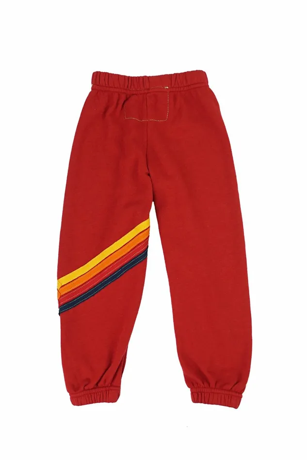 Kids KID039S CHEVRON SWEATPANTS 8211 RED Aviator Nation Kids KID039S CHEVRON SWEATPANTS 8211 RED Aviator Nation