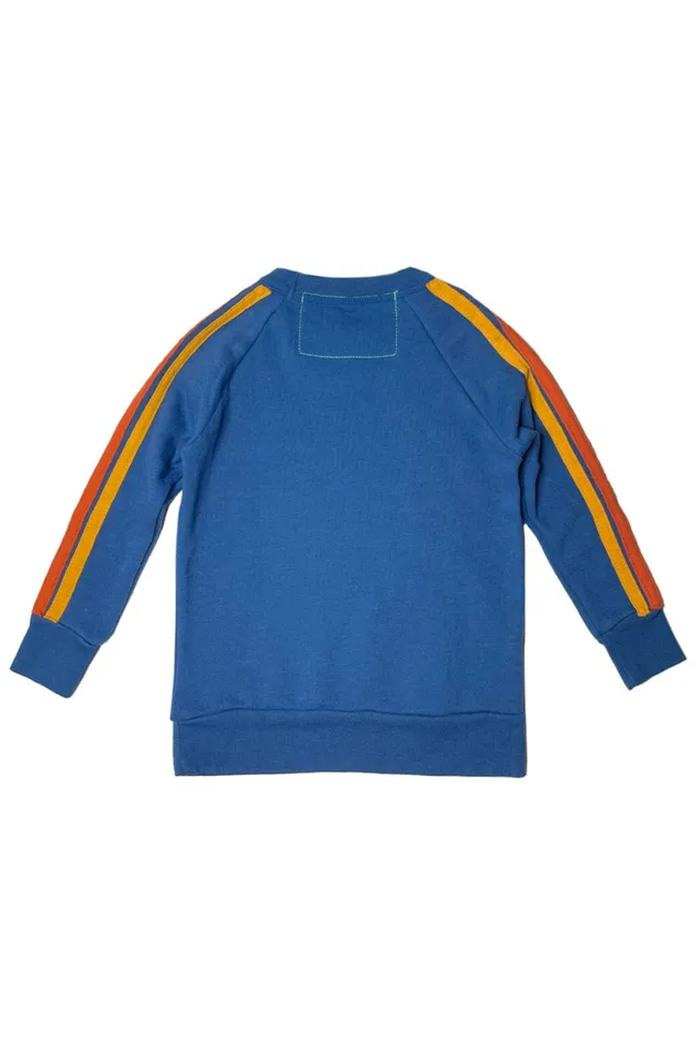 Kids KID039S CLASSIC CREW SWEATSHIRT 8211 VINTAGE CARIBBEAN RAINBOW Aviator Nation Kids KID039S CLASSIC CREW SWEATSHIRT 8211 VINTAGE CARIBBEAN RAINBOW Aviator Nation