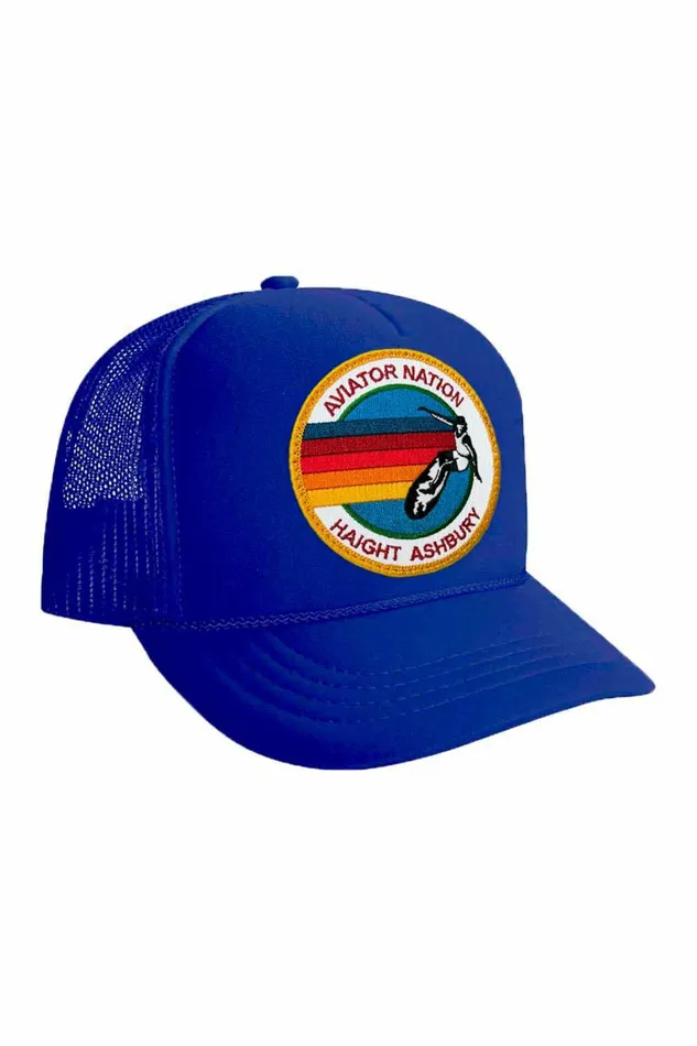 Kids KID039S SIGNATURE HAIGHT ASHBURY VINTAGE FOAM TRUCKER Aviator Nation Kids KID039S SIGNATURE HAIGHT ASHBURY VINTAGE FOAM TRUCKER Aviator Nation