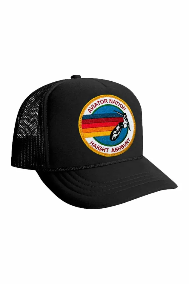 Kids KID039S SIGNATURE HAIGHT ASHBURY VINTAGE FOAM TRUCKER Aviator Nation Kids KID039S SIGNATURE HAIGHT ASHBURY VINTAGE FOAM TRUCKER Aviator Nation