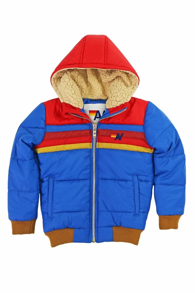 Kids KID039S TREKKER 2 JACKET 8211 SNORKEL BLUE Aviator Nation