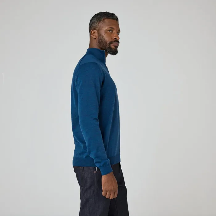 Knitwear Men Oliver Sweeney Curragh Petrol Knitwear Men Oliver Sweeney Curragh Petrol