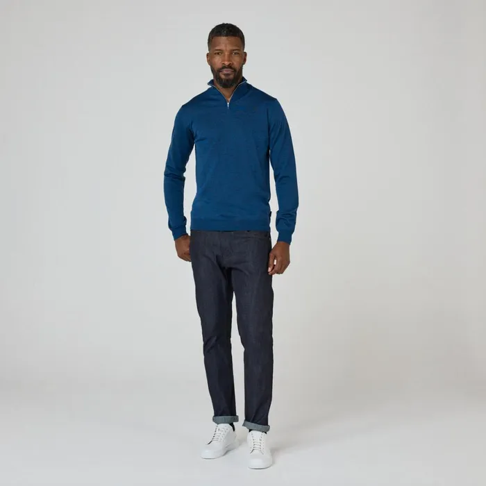 Knitwear Men Oliver Sweeney Curragh Petrol Knitwear Men Oliver Sweeney Curragh Petrol