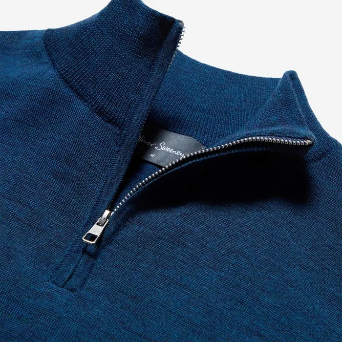 Knitwear Men Oliver Sweeney Curragh Petrol Knitwear Men Oliver Sweeney Curragh Petrol