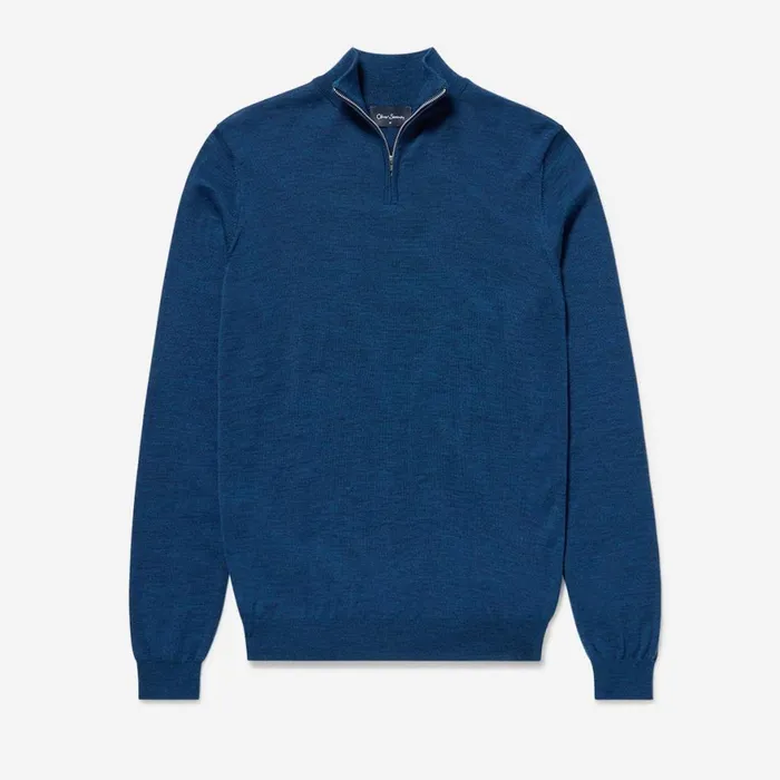 Knitwear Men Oliver Sweeney Curragh Petrol Knitwear Men Oliver Sweeney Curragh Petrol