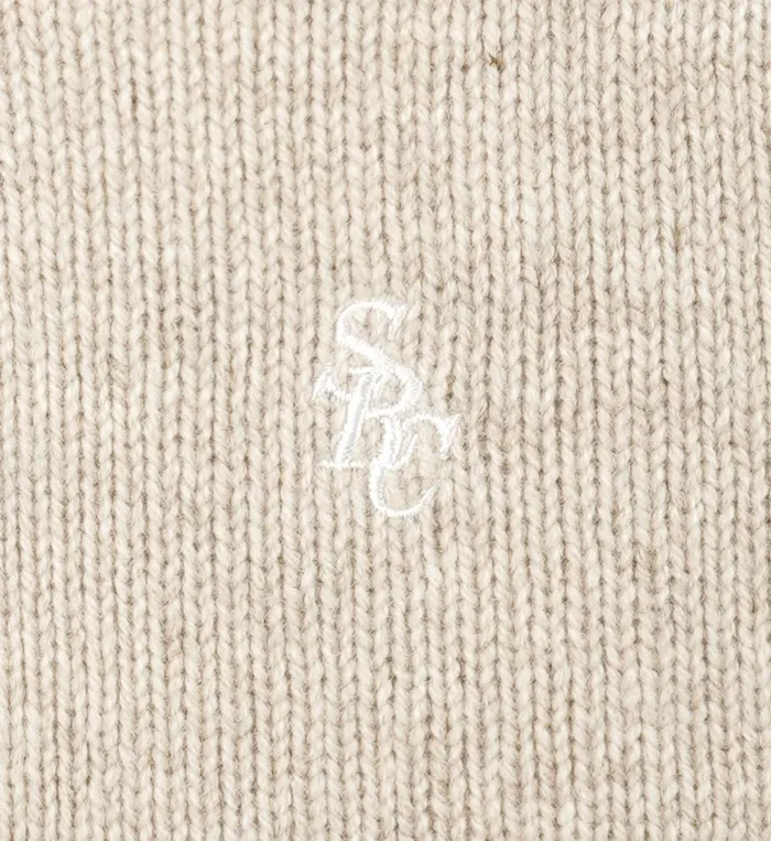 Knitwear Women Sporty and Rich SRC Wool Crewneck 8211 CreamWhite