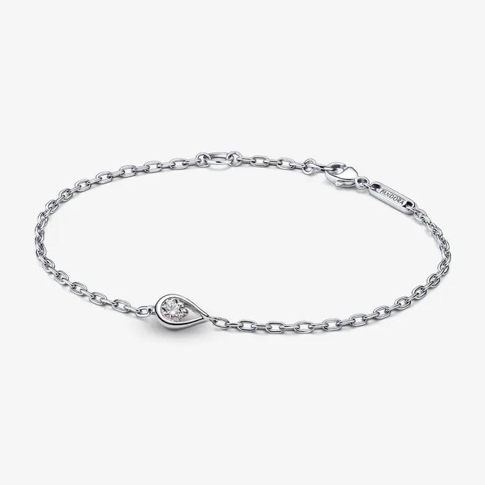 LabGrown Diamond Bracelets Women Pandora Online Infinite Sterling Silver 015 Carat Sparkling Teardrop Chain Bracelet And Ring Set LabGrown Diamond Bracelets Women Pandora Online Infinite Sterling Silver 015 Carat Sparkling Teardrop Chain Bracelet And Ring Set