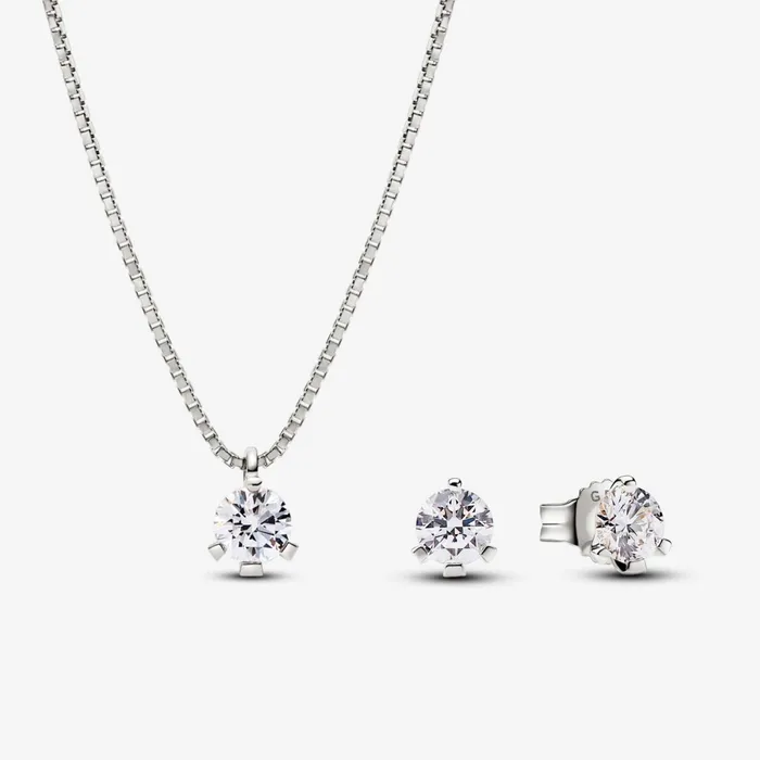 LabGrown Diamond Earrings Women Pandora Online Nova 14k WhiteGoldLab Grown DiamondPendant Necklace And Earringsset