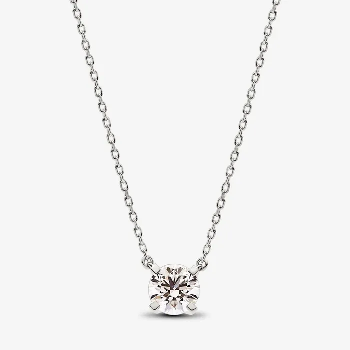 LabGrown Diamond Necklaces Women Pandora Online Era 14k White Gold Labgrown Diamond Pendant Necklace White Gold