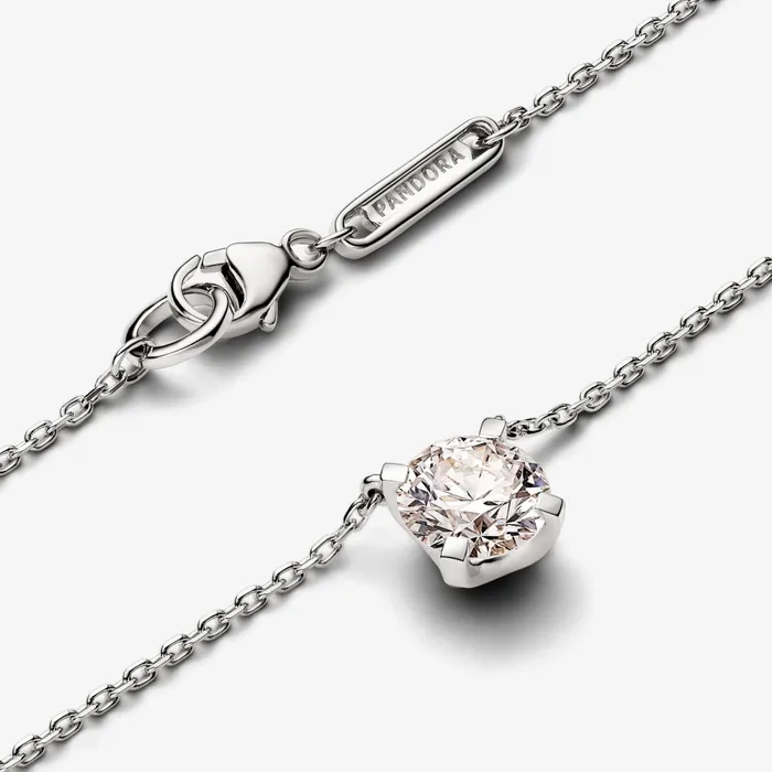 LabGrown Diamond Necklaces Women Pandora Online Era 14k White Gold Labgrown Diamond Pendant Necklace White Gold