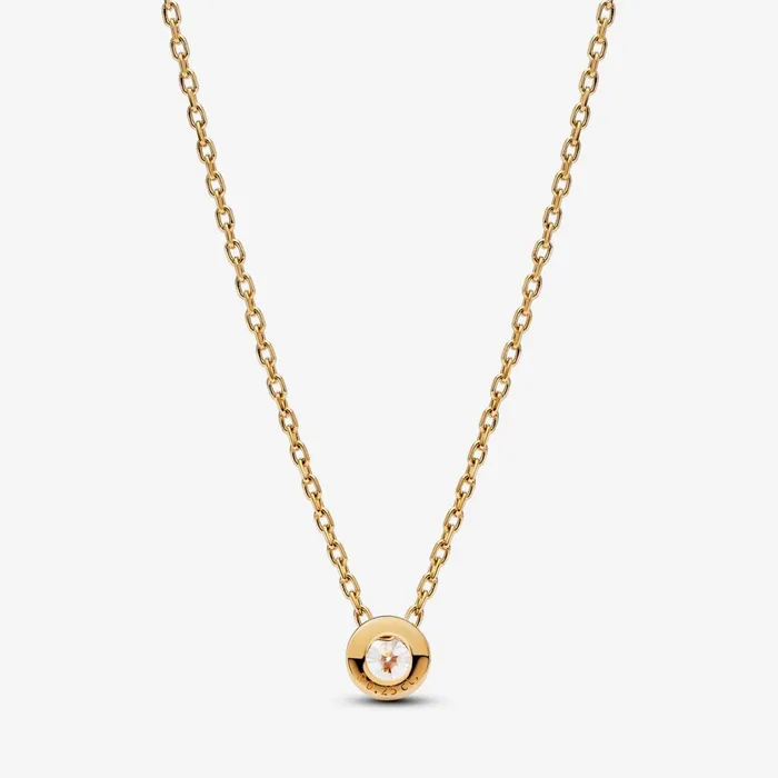 LabGrown Diamond Necklaces Women Pandora Online Era Bezel 14k Gold Labgrown Diamond Pendant Necklace Gold