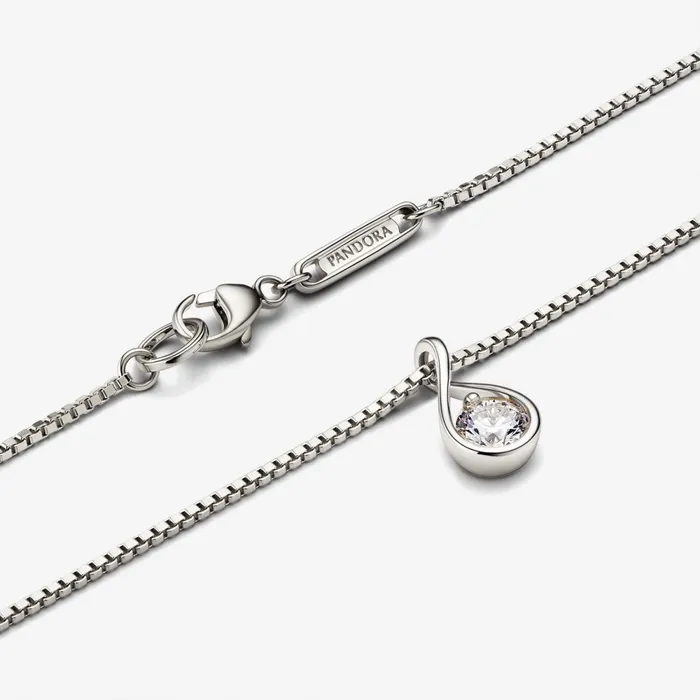 LabGrown Diamond Necklaces Women Pandora Online Infinite 14k White Gold Labgrown Diamond Pendant Necklace White Gold