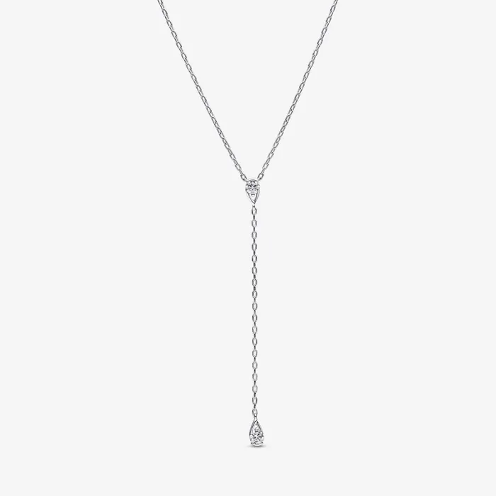 LabGrown Diamond Necklaces Women Pandora Online Infinite Sterling Silver Labgrown Diamond Drop Necklace
