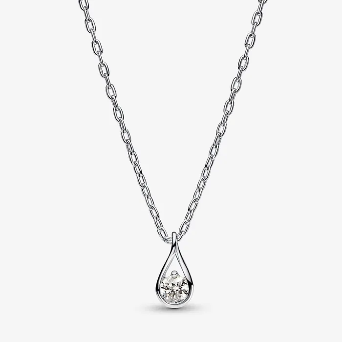 LabGrown Diamond Necklaces Women Pandora Online Infinite Sterling Silver Labgrown Diamond Pendant Necklace