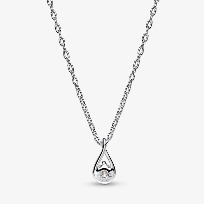 LabGrown Diamond Necklaces Women Pandora Online Infinite Sterling Silver Labgrown Diamond Pendant Necklace