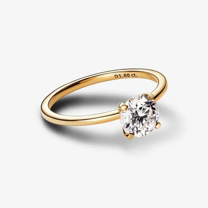 LabGrown Diamond Rings Women Pandora Online Era 14k Gold Labgrown Diamond Ring Gold