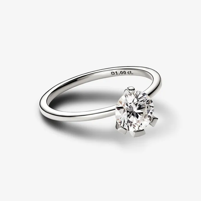 LabGrown Diamond Rings Women Pandora Online Nova 14k White Gold Labgrown Diamond Ring White Gold