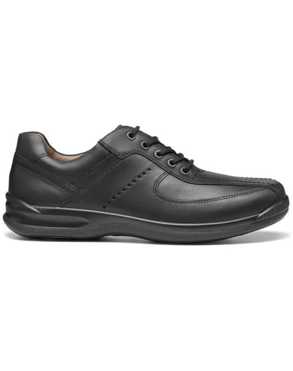 Lance Shoes Jet Black Mens Hotter Smart and Formal Shoes