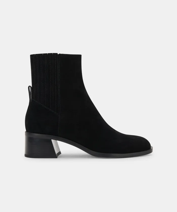 Layton Booties Black Suede Women Dolce Vita Boots and Booties