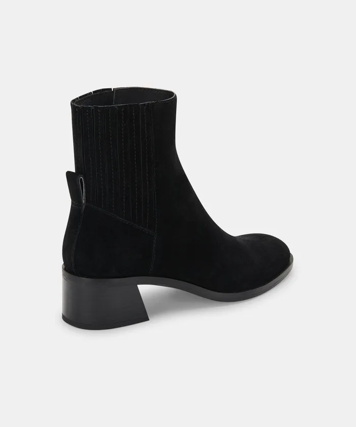 Layton Booties Black Suede Women Dolce Vita Boots and Booties
