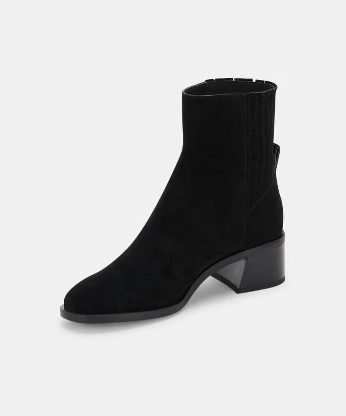 Layton Booties Black Suede Women Dolce Vita Boots and Booties