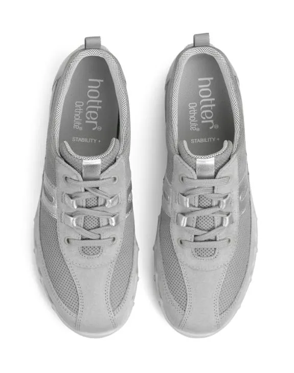 Leanne II Shoes Shell Grey Multi Women Hotter Flat Shoes